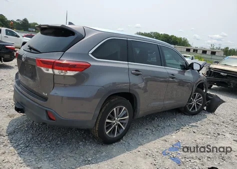 2018 Toyota Highlander Se from USA, damaged, VIN 5TDKZRFH9JS545175
